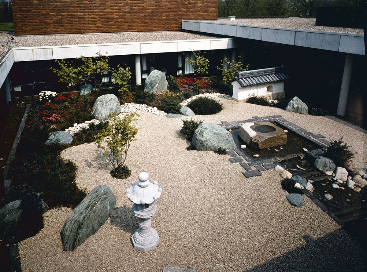 The interior garden on completion in 1977, Masayuki Nagare (geb. 1923)